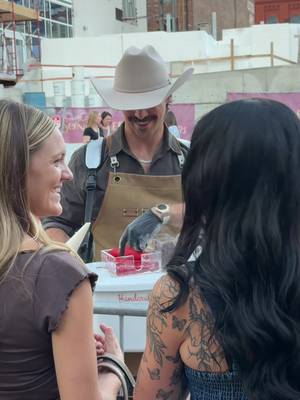 When the Cannoli Cowboy shows up all over CMA fest 👀🤠 #fyp #cannoli #cowboy #cmafest #viral 