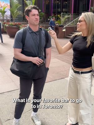 Comment your fav spot below and don’t forget to order DHM Detox for the next time you're going out! #toronto #torontobars #torontonightlife #torontotiktok #streetinterview 