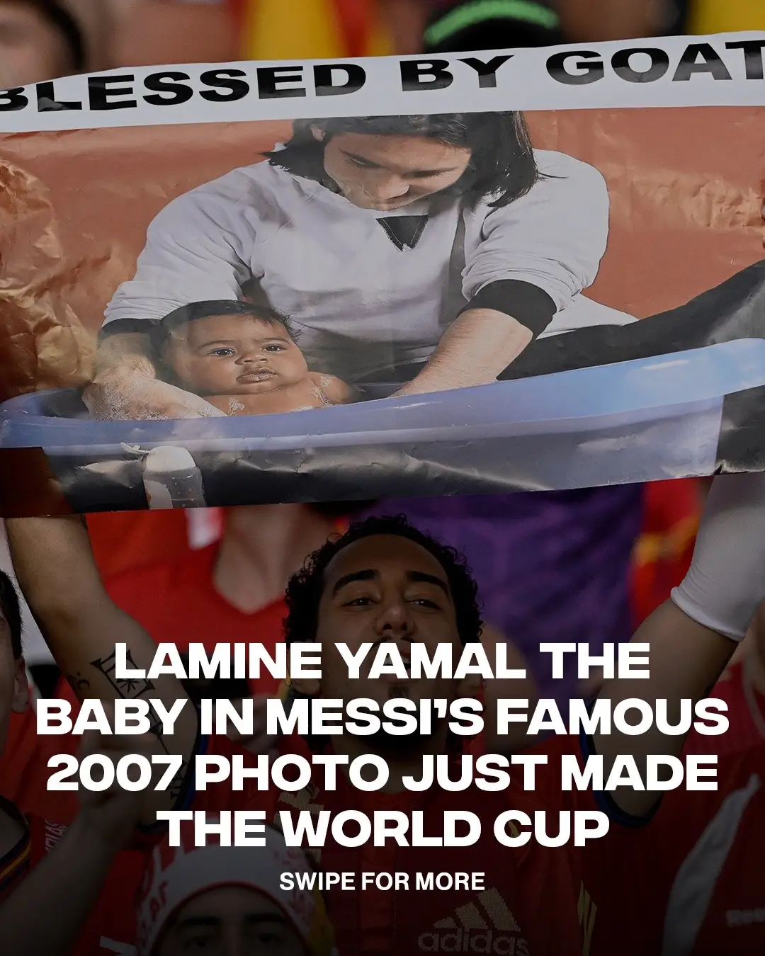 19 years after that iconic photo with Messi, Lamine Yamal is set to make his first World Cup appearance 🌍🐐🔥 Talk about a full-circle moment  (via @ESPN) 
