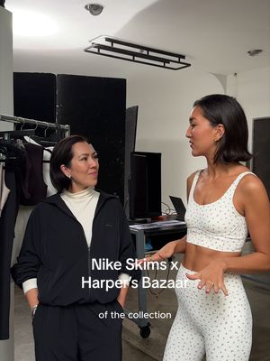 The new NikeSKIMS studio stretch collection is unreal @Nike Australia ✨ Seeing it come to life on set with @Harper’s BAZAAR Australia and learning all the best styling tips from @jesssteuarthoyler, Harper’s Bazaar Fashion Director, was such a cool experience. The collection is so versatile - whether you're dressing it up, keeping it casual, or styling it for movement, the pieces work so many different ways. #Vlog #NikeSKIMS