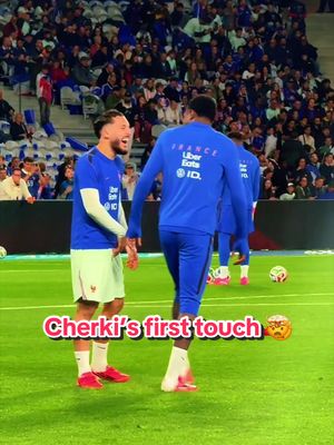 The ball just sticks to Cherki’s feet ✨ #cherki #equipedefrance #worldcup #Football #sportstiktok 