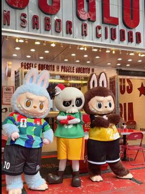 THE MONSTERS landed in Mexico and immediately prioritized tacos. Also...did anyone notice there's a BLUE LABUBU now? The first adventure is officially underway, but this is only the beginning. Where are they headed next? #POPMART #THEMONSTERS #LABUBU #mexico #labubuworldcup 