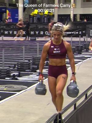 Sprinting through Farmers Carry like it’s nothing. Do you think Sinéad & Lucy will go even faster at World Champs this year?!⚡️ #HYROX #HYROXWORLD