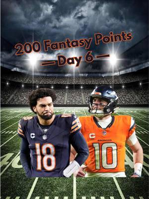 Trying to score 200 fantasy football points based on the 2025 NFL Season: Day 6 #acshear #nflfilter #200fantasypoints #fantasyfootball #sports 