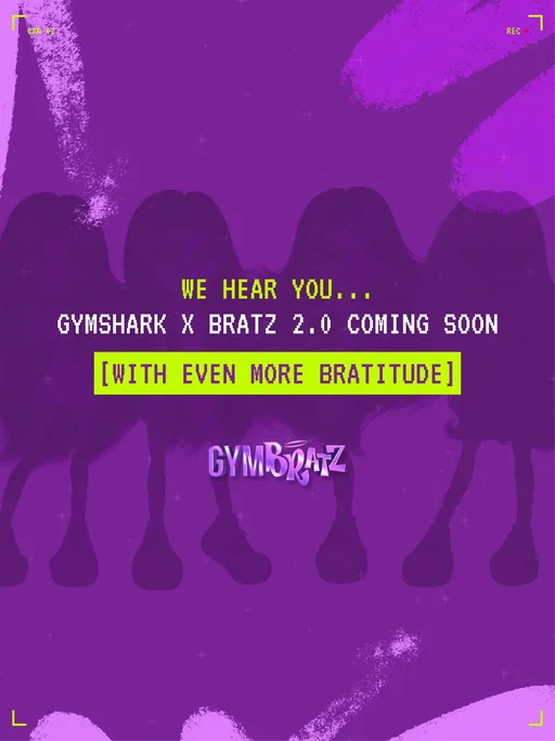 we want you to have your say on what we’re cooking 💜 join our Instagram broadcast channel to get involved #gymbratz #bratz #GymsharkWomen 
