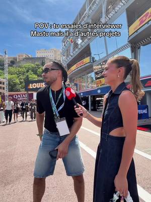 Le plus dur du Grand Prix de Monaco : interviewer Mastu. #MonacoGP #F1 #MonacoCircuit #Mastu #SportsTiktok @Mastu 