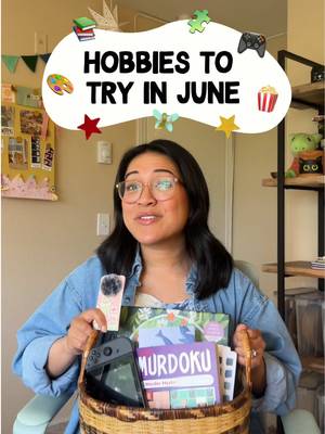 Hobbies I want to try in June! 🩵📚🧩The last one is the one I’m most excited for!!!  Do we have anything in common or do you have any hobbies or shows you’re excited about?! 💭💓   🍿 @Pixar @Disney Studios @HBO Max  🎮 @Nintendo of America @Disney Dreamlight Valley   🧩 @Galison  #cozyhobbies #hobbies #hobby #cozygaming 