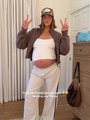 OOTD 75 weeks pregnant #pregnant #pregnancystyle #thirdtrimester