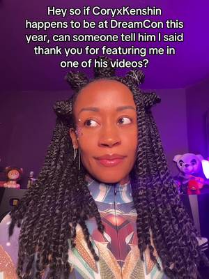 Please and thank you 😂🙏🏾💜 #adultswim #coryxkenshin #dreamcon 