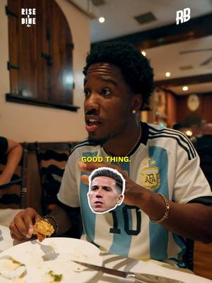 Welcome to Rise & Dine. We’re eating our way through the World Cup… one country, one NYC restaurant at a time. 🌎🍽️⚽ Only right that we started with the reigning world champions Argentina so @Elischa Edouard pulled up to La Cabaña to find out if they can put it on a plate just like Lionel Messi. 🇦🇷😮‍💨 Which country should we eat next? Drop a flag in the comments. 👇 #Argentina #football #Soccer #futbol #risingballers 
