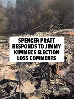 🗣️ Spencer Pratt hit back at Jimmy Kimmel on X -- saying, "Jimmy Kimmel i guess you missed the part of the story i don’t need a U-Haul … I have nothing left to pack." 🎥: X/spencerpratt