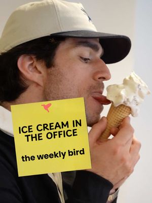 At least he got two scoops. 