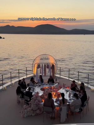 summer nights don’t get better than this 🌅 #alo #atelier #yacht #Summer 