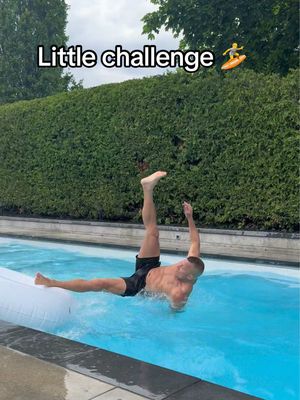 Please don’t crack your head on the edge of the pool. 🤕🏄‍♂️💦 #fyp #Lifestyle 