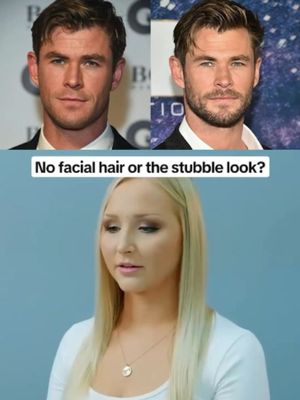 Clean shave vs stubble. Women decide.