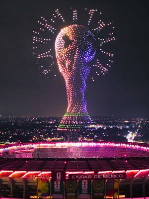 Lighting up the night sky in Mexico City for the #FIFAWorldCup ✨ #NovaSkyStories