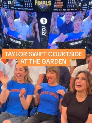 orange and blue never go out of style 🧡💙 #newyorkknicks #taylorswift #nbaplayoffs #celebrities 