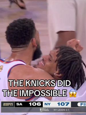 OMG 😳 #newyork #knicks #spurs #nbafinals #wow 