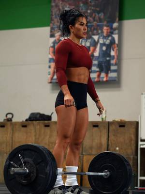 just a lil bend and 🫰  #olympicweightlifting #crossfit #hybrid 