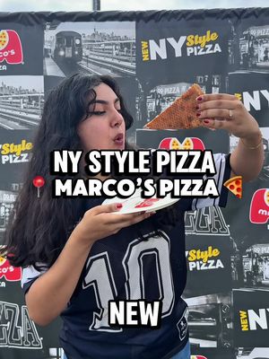 Marco’s Pizza just launched a new limited-time NY Style Pizza designed to recreate that classic oversized New York slice experience. The pizza comes as an extra-large 16-inch pie cut into six giant foldable slices with dough made fresh in-store daily and stretched extra thin, topped with crushed tomatoes, deli-style pepperoni, signature garlic sauce, and parmesan sprinkled over the whole pie. The NEW NY Style Pizza is available for a limited time at Marco’s Pizza locations nationwide. Check it out ASAP. #marcospizza #ad @marcospizzaofficial 