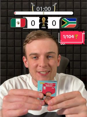 1/104 🏆 Can I Predict the Mexico 🇲🇽 vs South Africa 🇿🇦 score using World Cup stickers? #football #worldcup #fifaworldcup #worldcup2026 