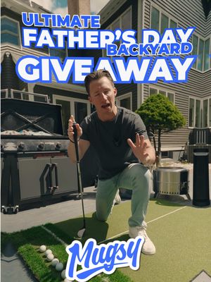 FATHER’S DAY BACKYARD GIVEAWAY. @Mugsy and I are giving away the ultimate dad setup: a Blackstone Grill, $2,000 Mugsy Gift Card, Stitch Golf Bag, YETI Cooler, speaker, golf mat, and an outdoor fire pit. 1 purchase = 10 entries on Plus, you get a pair of the best jeans in the world. Win-win. No purchase necessary. Terms and conditions apply. Ends June 17.