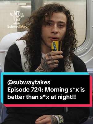 Episode 724: Morning s*x is better than s*x at night!! @Jay Guapõ  #subwaytakes #interview #morningvsnight #hottakes #nyc