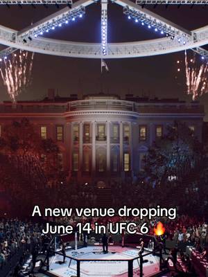 Step into the Octagon for #UFCWhiteHouse in UFC 6. A brand-new venue arrives June 14 at 8 PM ET. Pre-order #UFC6 Ultimate Edition to receive 7-day early access and the Iconic Moments Bundle 🔗 LINK IN BIO
