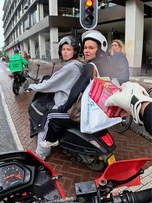 Giving out sweets in Amsterdam!  I visited recently all the way from London to give out sweets to wonderful Dutch people. Here’s how it went!  P.S. Auto Drop is really nice 🖤🌚 ALSO! Big up Kamiel at @rustygoldmotorshop for letting me use his bike!  Say hi if you see me whizzing around 🖤 Love you x . #harveyridesbikes #harvey #goodvibes #london #gopro