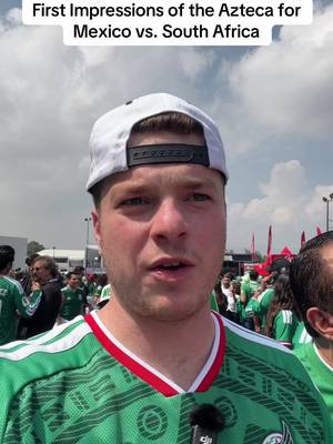The Azteca is MASSIVE and the Mexican fans showed OUT!  #mexico #soccertiktok #worldcup 