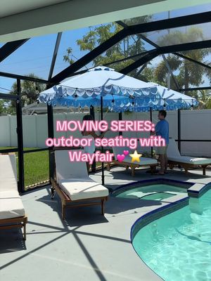 our backyard has quickly become the most used area of the house & we’ve brought it all to life with the help of @Wayfair 🌞from pool floats to hosting essentials to outdoor seating they’ve got it all for your backyard summer set ups #wayfair #wayfaircreator #ad #outdoor #movingseries 