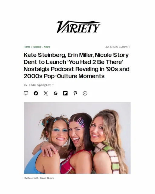 MOM WE’RE IN @Variety 🩷🤩