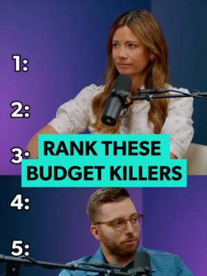 Rank these budget killers