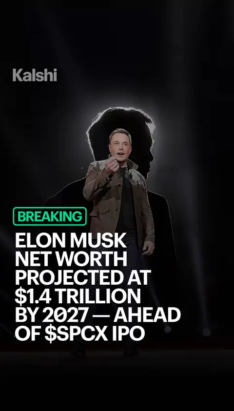 SpaceX will list on the Nasdaq tomorrow under the ticker SPCX. The fixed $135 share price raises $75 billion at a $1.77 trillion valuation. Elon Musk holds roughly a 42% equity stake in SpaceX, which represents approximately 4.8 billion shares. Traders are projecting Musk’s net worth by 2027 to be $1.4 Trillion. Which is more than 93% percent of countries’ GDPs.