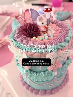 @mochinut_austin asked me to come take a @alira_baked cake decorating class. This class retails for 55 and you get a 2 tier cake and a calico critter. It was a lot of fun and they plan to have their next class tentatively in July. Follow them for more details! Top things to do in Austin. #atx #austinfoodadventures #atxfoodtime