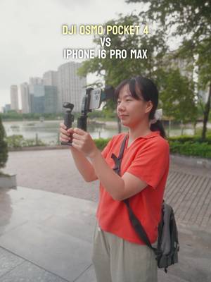 Bạn thích DJI Osmo Pocket 4 hay iPhone 16 Pro Max 🫶🏻 #djiosmopocket4 #iphone16promax