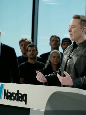 WATCH: SpaceX CEO Elon Musk rings the NASDAQ opening bell as the company officially goes public, setting him up to be the world's first trillionaire.