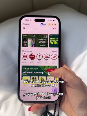Perfect time to snap a receipt 🤪 #fetch #fetchrewards #fetchapp #metaoutage #meta 