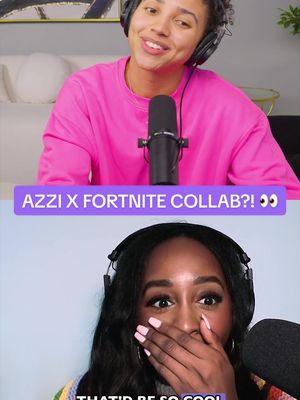 A People’s Princess Fortnite collab?! 👀💖 ANOTHER NEW EPI OUT NOW! Available on YouTube or wherever you get your podcasts. @Azzi Fudd @Ashanti P. @iHeartWomensSports @unanimousworld 