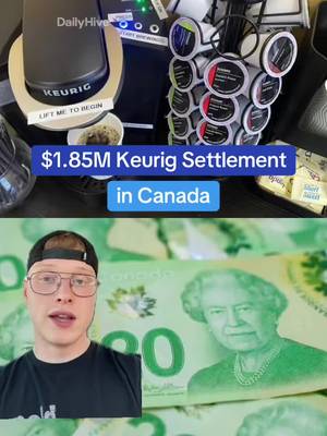 If you’ve ever owned a Keurig you might be owed money 💰 #canada #keurig #coffee #canadian #classaction 