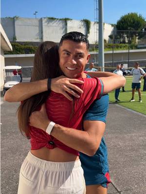 I can't believe this is real 🥺 Today I had the chance to meet my great idol, Cristiano Ronaldo. The person who not only inspired me to start playing football, but also the one who gave me the motivation to work hard, believe in myself, and never give up. A true inspiration to so many people. This is a day I will never forget. Thank you Ronaldo for being so kind, thank you Portugal for the warm welcome, thank you Michiel for always being there for me, and a very big thanks to all of you for supporting me every single day.  And a nice extra: there's something else coming up tomorrow... Siuuuuuu 🐐