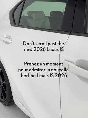What’s your favourite feature of the new Lexus IS sedan? - Quelle est votre caractéristique favorite de la nouvelle berline Lexus IS? #LexusCanada #LexusIS