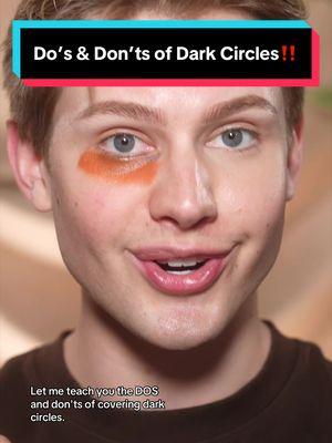 Do’s & Don’ts of Concealing Dark Circles! Save this for later🥰 How to effectively color correct + cover intense dark circles without looking cakey. What would you like to learn about next??✨ I used @Huda Beauty Cherry Blossom Corrector + Easy Bake Powder in Cupcake  @makeupforever HD Skin Concealer in N06  @e.l.f. Cosmetics yellow color corrector  #makeuphacks #makeuptutorial #concealer #undereye #colorcorrector 