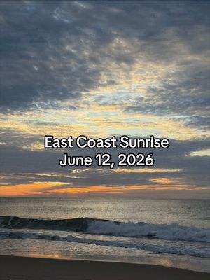 Took in some east coast USA sunrise action this morning @Jul 💎 #sunrise #eastcoast 