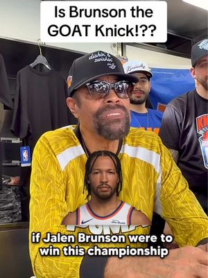 The legend Walt Frazier speaks on the greatest Knick of all time. 🐐 #knicks #NBA #jalenbrunson #newyorkknicks #nbafinals 