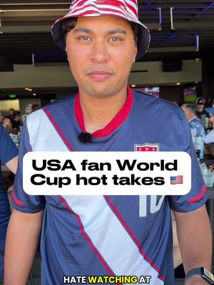 Asking USA fans their hot takes for the World Cup! 🇺🇸 He predicted a 3-1 USA win over Paraguay! What’s your score prediction?  #worldcup #usa #paraguay #fyp 