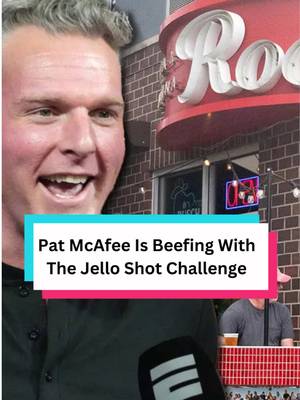 It’s safe to say Pat McAfee did NOT enjoy his Jello Shot Challenge experience at the College World Series. #cws #collegebaseball #espn #omaha 