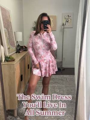 The Swim Dress You’ll Live In All Summer” ☀️🏖️ Cute enough for lunch, comfortable enough for the beach, and perfect for throwing on over a swimsuit. This is one of those pieces you’ll reach for all season long! Shop through the link in my bio ✨ #swimdress #summerstyle #swimwear #cuteswimwear #LTK #summerwardrobe #vacationoutfit #amazonfashion #bathingsuit