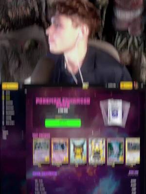 @Woven ripping his first $100 pack on Tilt Rips! #Pokemon #TCG 