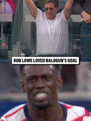 Vibes are HIGH for Rob Lowe 🇺🇸 #GOAL #FIFAWorldCup #usmnt #Soccer 